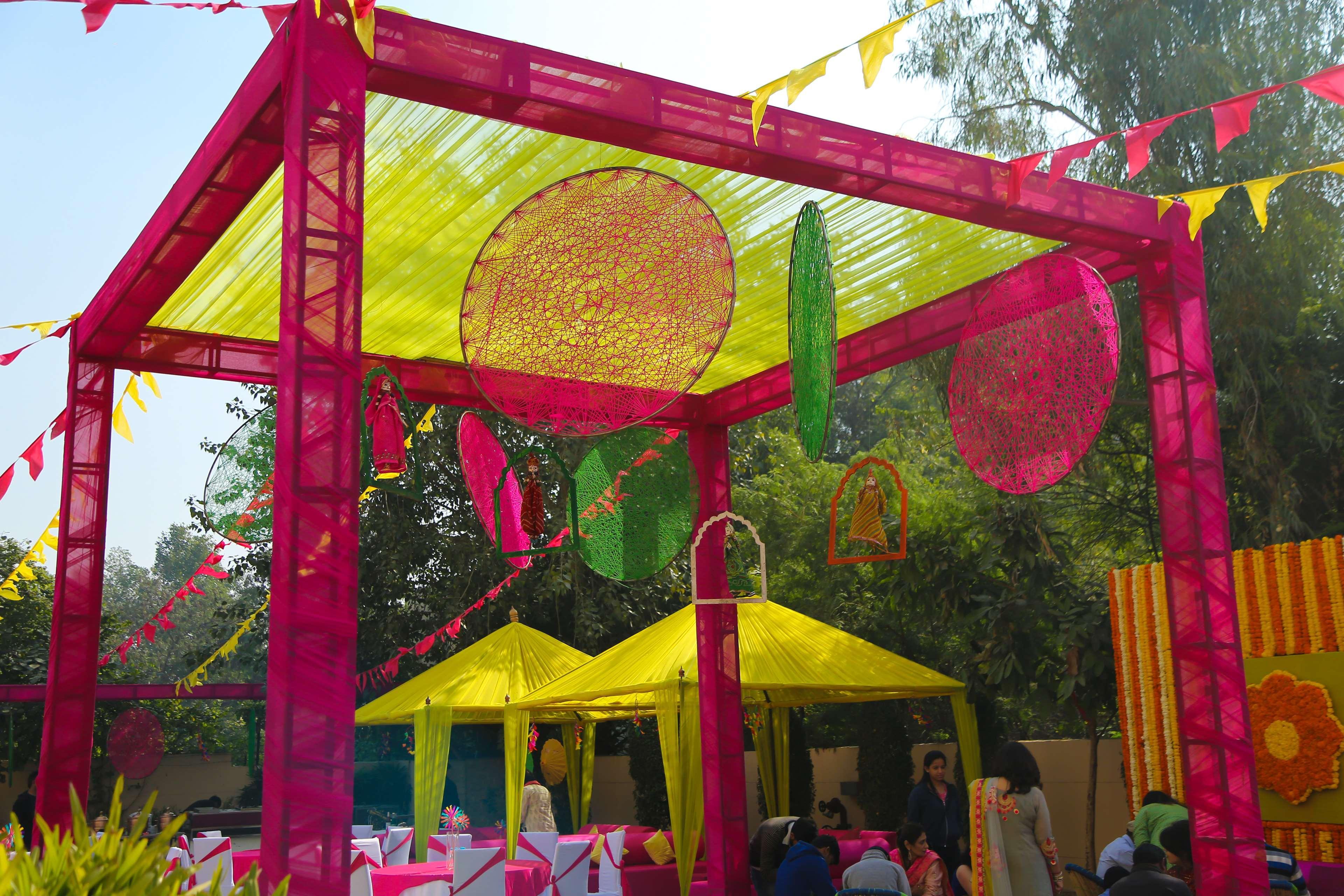 Hyatt Place Gurgaon Udyog Vihar Esterno foto A tent at a wedding in India